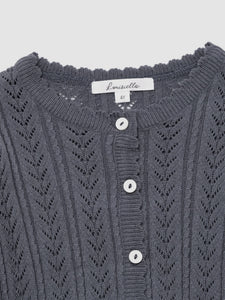 Kelsea Knit Cardigan Deep Blue