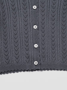 Kelsea Knit Cardigan Deep Blue