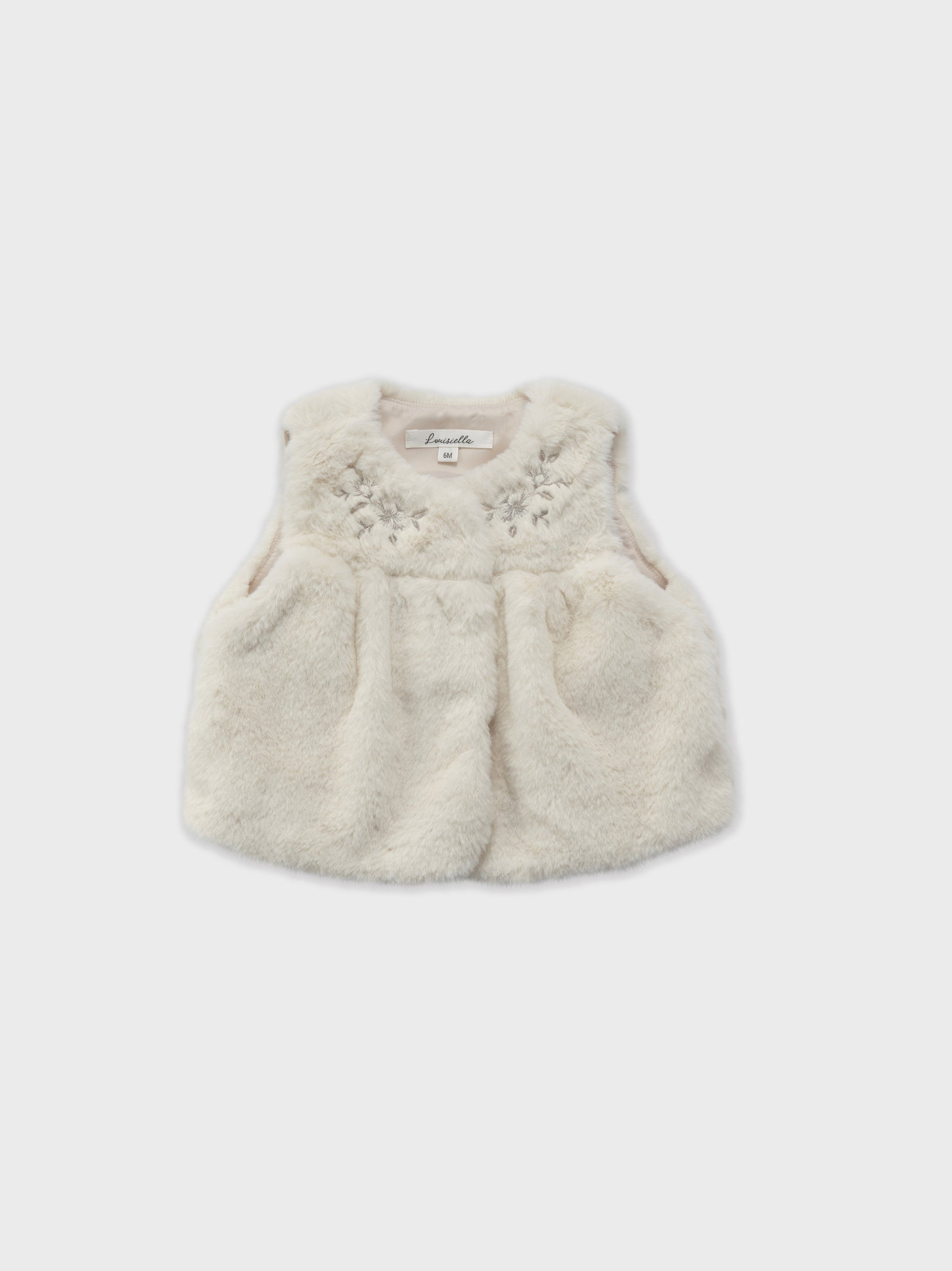 Newborn fur vest best sale