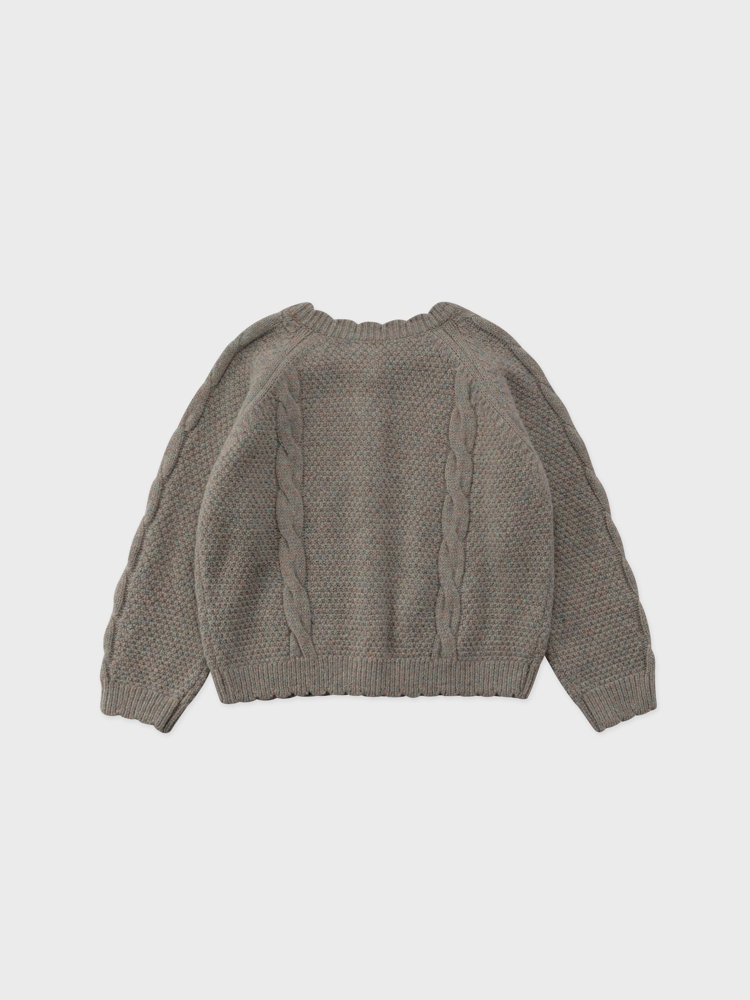 Benibla Knit Cardigan - Mint Gray – Louisiella
